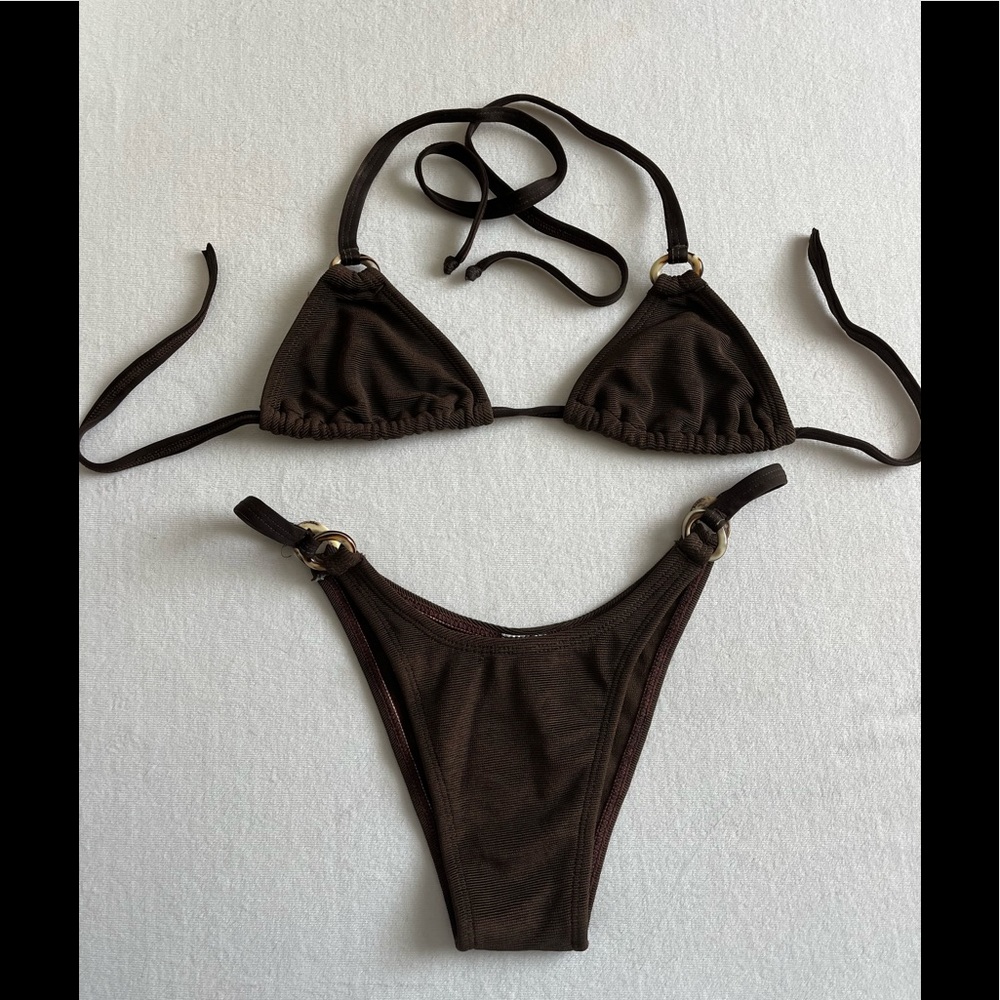 Coffee brown Brazilian bikini